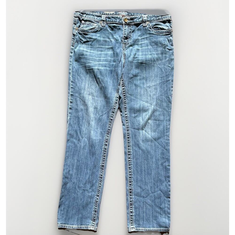 Kut From The Kloth Womens Jeans Stevie Straight Leg Sz 16 Blue 38x31 Denim